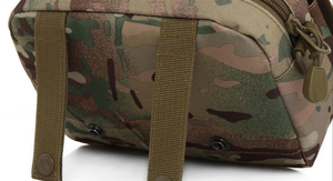 DFCB20 Coyote – Mini sac banane/sac à bandoulière Molle pour sports de plein air, multi-poches pour téléphone portable, porte-cigarettes et porte-clés - Product Image 4