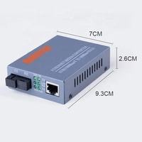 Convertisseur Fibre Optique Gigabit Prix Usine 10/100/1000M Convertisseur de Média Fibre Optique 25KM SC RJ45 Convertisseur de Média Optique Gigabit