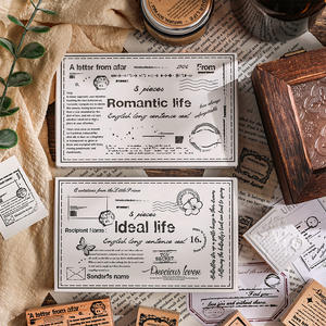 Ensemble de timbres en bois de lettres anglaises personnalisées de qualité supérieure pour l'école et l'artisanat de bricolage Fournitures de <span class=keywords><strong>scrapbooking</strong></span> personnalisables - Product Image 3