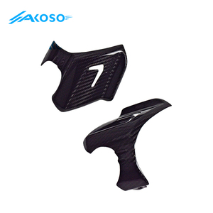 AKOSO 100% 3K 3*3 fibra de carbono accesorios de motocicleta panel lateral carenado para <span class=keywords><strong>Triumph</strong></span> <span class=keywords><strong>Speed</strong></span> Twin Thruxton 2020 -<span class=keywords><strong>2022</strong></span> - Product Image 3