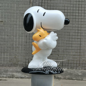 Décoration intérieure, figurines Snoopy personnalisées, statues en résine, sculptures de dessins <span class=keywords><strong>animés</strong></span> pop art - Product Image 4