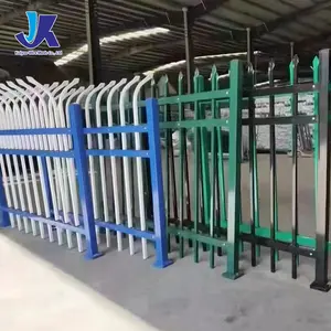 Customizable Style And Color Luxury Zinc Steel Fence And Gate For Villas