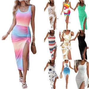 Robe sexy grande taille pour <span class=keywords><strong>femme</strong></span> 2026, style européen et américain, vente chaude, fournisseur de vêtements en gros mixtes transfrontalier - Product Image 1