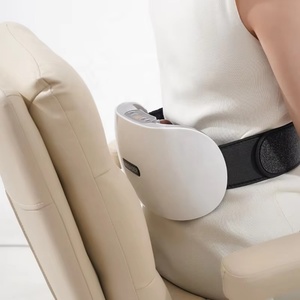 Portable Heating Waist Belly Neck Abdominal Massage <b>Belt</b> with Original <b>Red</b> Bian Stone Kneading Massager Electric - Product Image 4