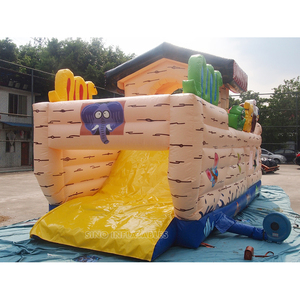 Juegos Inflables Portátiles de <span class=keywords><strong>Arca</strong></span> de Noé con Tobogán para Fiestas Infantiles de China Sino Inflatables - Product Image 3