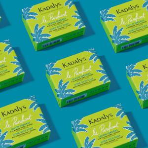 Savon Purifiant Ultra-Riche Kadalys Fabriqué en France 80g à la Banane Verte, Huile de Jojoba Bio-Active et Huile de Thé Vert – Nettoyant Visage - Product Image 1