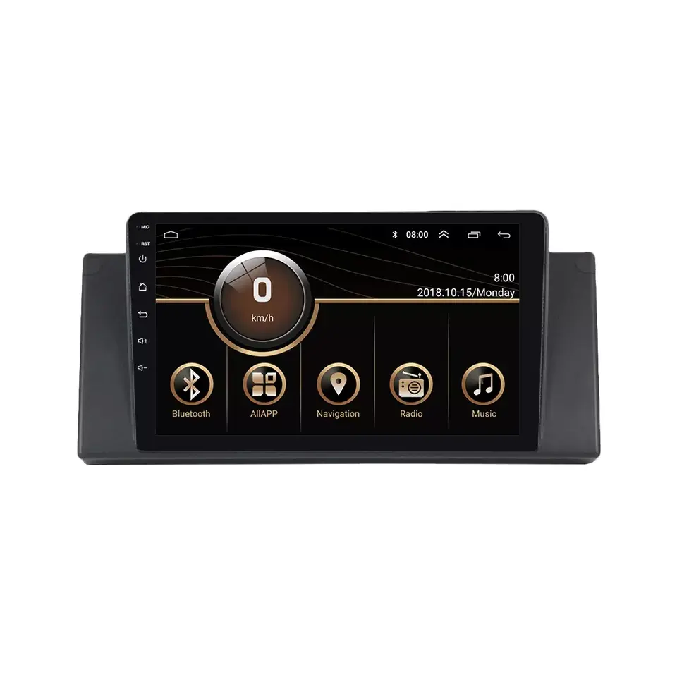 9 inç Android araç DVD oynatıcı multimedya radyo video oyuncu BMW 5 serisi için X5 E53 E39 M5 1995-2006 WIFI GPS radyo Stereo BT FM