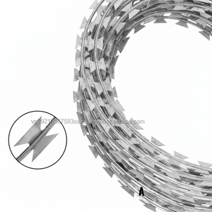 Alambre de púas de maquinilla de afeitar resistente a la corrosión de larga duración para protección de áreas de alta seguridad - Product Image 1