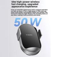 Chargeur de voiture sans fil Xiaomi 50W MAX à charge ultra-rapide, double entrée DC+USB-C pour smartphones