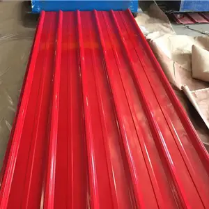 0.22mm Thick Ppgi Color Coated Steel Prepainted Corrugated Roof Sheet