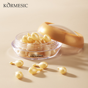 KORMESIC ขายส่ง แคปซูลสารสกัดรกแกะ 30 แคปซูล เอสเซนส์บำรุงผิวหน้า ช่วยให้ผิวกระจ่างใส ลดเลือนริ้วรอย เซรั่มบำรุงผิวหน้า รับผลิตแบรนด์ส่วนตัว OEM - Product Image 1