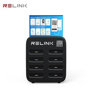 Kiosque de partage de batteries externes OEM/ODM à 8 emplacements, prêt pour l'extérieur, avec écran |   Distributeur automatique de location instantanée et de recharge facile - Product Image 2