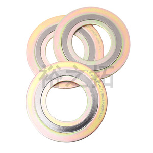 Junta Espiral Metálica con Anillo Interior y Exterior de Acero al Carbono, Acero Inoxidable 304 y Grafito Compuesto para Sellado en la Industria Química - Product Image 3
