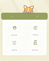 Jouets à mâcher pour animaux de compagnie en coton, faits à la main, tressés, verts et blancs, durables, lavables, pour la dentition des chiots, le nettoyage dentaire et les jeux interactifs de la corde.