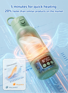 <span class=keywords><strong>Calentador</strong></span> <span class=keywords><strong>de</strong></span> Biberones Portátil 3 en 1, <span class=keywords><strong>Calentador</strong></span> <span class=keywords><strong>de</strong></span> Leche con Carga USB para Auto, Viajes al Aire Libre, Termostato Inalámbrico para Calentar Biberones - Product Image 5