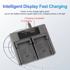 <span class=keywords><strong>Chargeur</strong></span> double RingTeam EN-EL2 avec écran LCD, <span class=keywords><strong>chargeur</strong></span> de <span class=keywords><strong>batterie</strong></span> ENEL2 pour appareils photo <span class=keywords><strong>Nikon</strong></span> E2500 E3500 E3100 E3200 CCD2500 3500 - Product Image 6