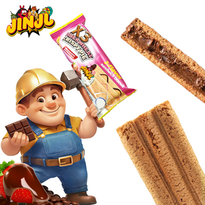 Fabricant chinois de pâtisseries fourrées (saveur chocolat au lait et fraise) et de collations <span class=keywords><strong>halal</strong></span> pour enfants en gros - Product Image 3