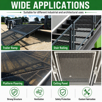 Panneau de clôture en treillis métallique expansé de qualité supérieure, décoratif, anti-éblouissement solaire, protection sécurisée pour fenêtre