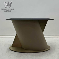 Base de Mesa de Comedor de Acero Inoxidable de Lujo para Sala de Estar, Cafetería, Restaurante y Hotel