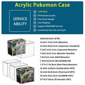 Pokemon ETB Acrylic <strong>Display</strong> Case Magnetic Elite Trainer Box Premium Acrylic Case for <strong>Display</strong> <strong>Racks</strong> 6mm - Product Image 3