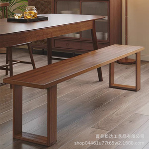 Vente en gros d'usine de tabourets en bois massif, bancs longs, tabourets de salle à manger pour la maison, tabourets de salle à manger pour restaurants et cafés. - Product Image 1