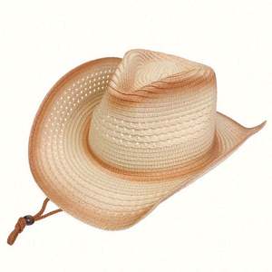 Sombreros de Vaquero Vintage Ecológicos al por Mayor, de Poliéster, para Deportes al Aire Libre, Protección Solar, Plegables y con Visera Invertida - Product Image 2