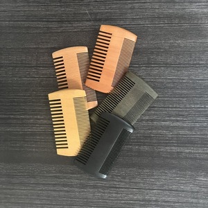 Kualitas tinggi alami grosir disesuaikan sisir janggut kayu OEM/ODM kustom Logo terbaik jenggot Kit Untuk Pria Perawatan - Product Image 5