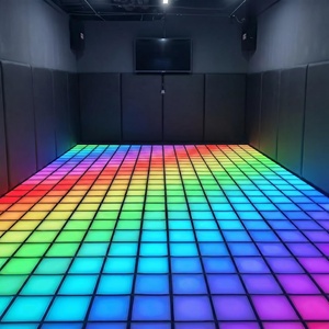 โรงงานผลิตอุปกรณ์สวนสนุกในร่ม ราคาโรงงาน พื้นเต้นรำ LED แสงเหนือ สำหรับกิจกรรมเล่นเกมกลางแจ้งสำหรับเด็ก - Product Image 2