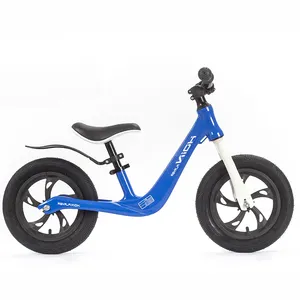 कूल स्पोर्ट्स 2024 बेबी पुश साइकिल पेडल मैग्नीशियम मिश्र धातु कांटा के बिना सस्ती बैलेंस बाइक