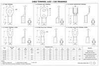 Cosse en cuivre-aluminium étamé haute intensité 120 mm (IEC/DIN/GB 1000V) pour panneaux industriels et transformateurs