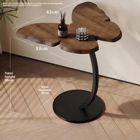 Table d'appoint d'art du milieu du siècle |   Meuble d'appoint pour canapé |   Table à thé multifonctionnelle et table de chevet pour la maison, le salon et le balcon