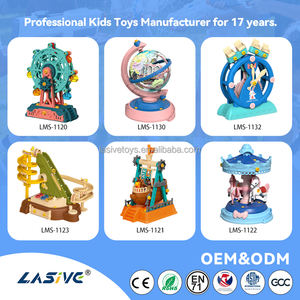 Juguetes Educativos STEAM de LASIVE TOYS, Coches de Choque para Armar Manualmente, Modelo de Parque de Atracciones, Juguetes Desarmables, Juguetes Creativos de Aprendizaje - Product Image 2