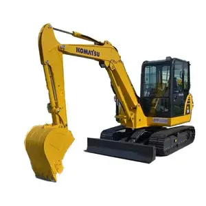 รถขุด Komatsu เครื่องจักรสำหรับ PC56เครื่องจักรในฟาร์มแบบใช้ pc56ขนาดเล็ก