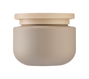 Pots de gommage au sucre brun gris mat 250ml avec couvercle 8oz beurre corporel crème pour les poils du visage crème en plastique pot de logo personnalisé - Product Image 2