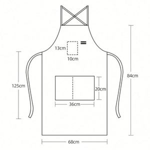 Vêtements de salon couleur violette en coton, uniformes de serveur de restaurant coréen, tablier de cuisine personnalisé de haute qualité - Product Image 2