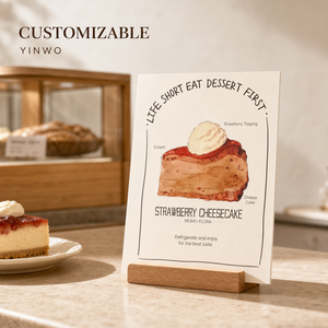 Menu Personalizzato per Dessert, Illustrazione Torta Personalizzata, Scheda Ricetta, <span class=keywords><strong>Stampa</strong></span> Personalizzata, OEM ODM - Product Image 4