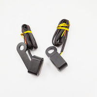 Mini feux de conduite à double éclairage adaptés aux clignotants de guidon Harley Glide Softail, clignotants LED