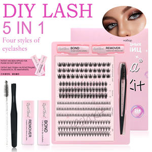自有品牌个人C D卷曲簇睫毛Diy段睫毛套件3d多层睫毛簇睫毛延伸 - Product Image 2