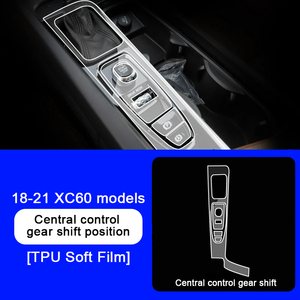 Film Transparent Tpu pour <span class=keywords><strong>Volvo</strong></span> <span class=keywords><strong>XC60</strong></span> autocollants de Protection intérieure de voiture panneau de tableau de bord de Navigation de sortie de vitesse de contrôle central - Product Image 4