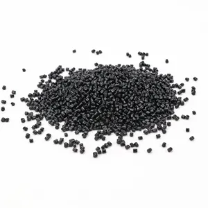 Großhandel Kunststoff Pellets Pp Pe Virgin Recycled 16% Carbon Black Plastics Rohstoffe Black Master batch