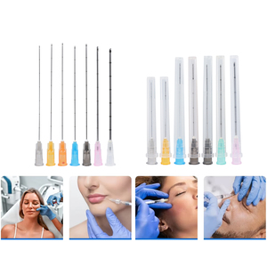 Aiguille hypodermique d'<span class=keywords><strong>acide</strong></span> <span class=keywords><strong>hyaluronique</strong></span> jetable médicale de la CE ISO 25g 50mm aiguille micro de canule de pointe émoussée pour le remplisseur de Derma - Product Image 6
