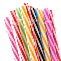 Pailles réutilisables écologiques en plastique, couleur personnalisée, en PP certifié sans BPA, pour bocaux Marson – Offre Spéciale