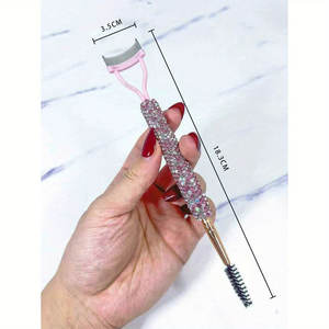 Peine Separador <span class=keywords><strong>de</strong></span> <span class=keywords><strong>Pestañas</strong></span> 2 en 1 con Doble Cabezal, Aplicador <span class=keywords><strong>de</strong></span> Rímel con Cristales Brillantes, Definidor <span class=keywords><strong>de</strong></span> <span class=keywords><strong>Pestañas</strong></span> con Cubierta <span class=keywords><strong>de</strong></span> Peine, Diseño en Arco - Product Image 4