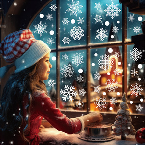 Gran oferta, pegatinas <span class=keywords><strong>de</strong></span> Feliz <span class=keywords><strong>Navidad</strong></span> <span class=keywords><strong>para</strong></span> ventanas, <span class=keywords><strong>vinilo</strong></span> extraíble <span class=keywords><strong>de</strong></span> Papá Noel, árbol <span class=keywords><strong>de</strong></span> <span class=keywords><strong>Navidad</strong></span>, pared, ventana, puerta, Mural, pegatina - Product Image 4