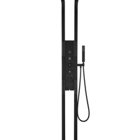 Ensemble de douche cascade multifonctionnel mural avec panneau de contrôle thermostatique en acier inoxydable pour SPA