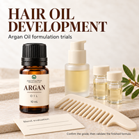 Huile d'Argan Marocaine 100% Pure Pressée à Froid, Extrait Naturel de Graines, Hydratant pour la Peau et les Cheveux, 10 mL