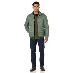 Top Quality Solid Color Winter Clothes for <b>Men</b> Puffer <b>Jacket</b> <b>Long</b> Sleeve <b>Jackets</b> Light Weight outdoor <b>Jacket</b> - Product Image 1