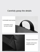 Sac à dos minimaliste et fin pour ordinateur portable, léger et durable, idéal pour les trajets professionnels