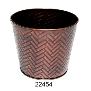 Metal <b>Garden</b> Planter Exclusive Hand Made Printed High Quality Design of Planters Silver Antique Plated Flower Planter - Product Image 4