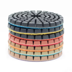 مجموعة من 4 "صقل غرانيت ماسي رطب مع داعم للحجر الرخامي وأدوات قرص كاشط - Product Image 4